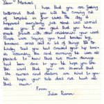 Julia Ramm's original letter